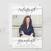 Modern Vier het Afstuderen Foto Afstuderen Kaart (Voorkant)