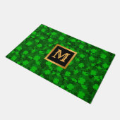 Modern Vier Leaf Clover Floral Doormat Deurmat (Schuin)