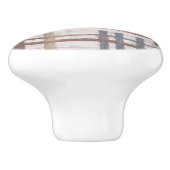 Modern vierkant ontwerp met Initialen keramische d Keramische Knop (Zijkant)