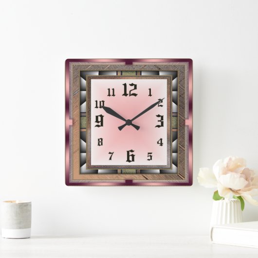 Modern Vierkante Klok (Huis)