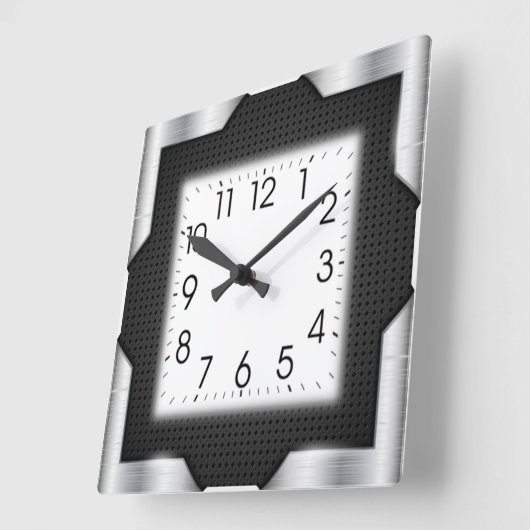 Modern Vierkante Klok (Hoek)