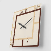 Modern Vierkante Klok (Hoek)