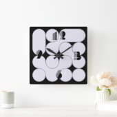 Modern Vierkante Klok (Huis)