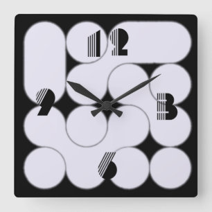 Modern Vierkante Klok