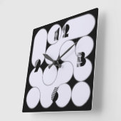 Modern Vierkante Klok (Hoek)