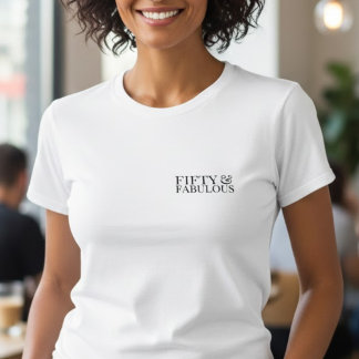 Modern Vijftig en Fantastisch Vet 50ste T-shirt