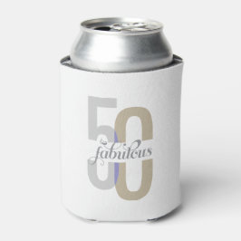 Modern Vijftig & Fabulous 50ste verjaardag Elegant Blikjeskoeler