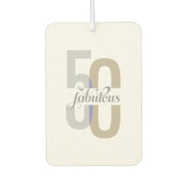 Modern Vijftig & Fabulous Elegant 50ste verjaardag Luchtverfrisser