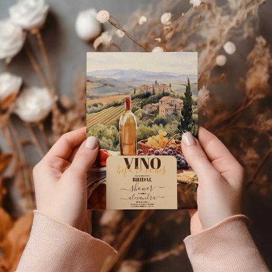 Modern Vino voor geloften Vrijgezellenfeest Kaart