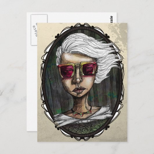 Modern Vintage Briefkaart (Voorkant / Achterkant)