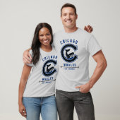 Modern Vintage Chicago Whales Est. T-shirt (Unisex)