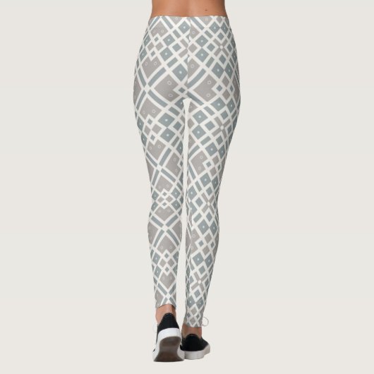 Modern Vintage Geometric Leggings (Achterkant)