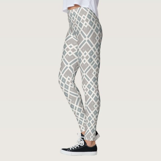 Modern Vintage Geometric Leggings (Links)