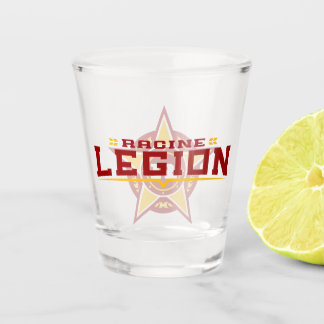 Modern Vintage Racine Legion Logo Shot Glas