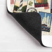 modern vintage reizen USA Muismat (Hoek)