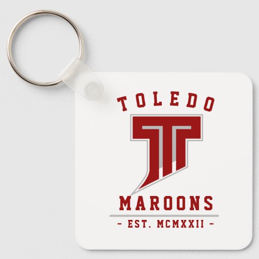 Modern Vintage Toledo Maroons Est. Sleutelhanger (Voorkant)