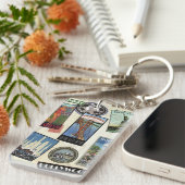 Modern Vintage Travel USA Sleutelhanger (Voorkant Rechts)