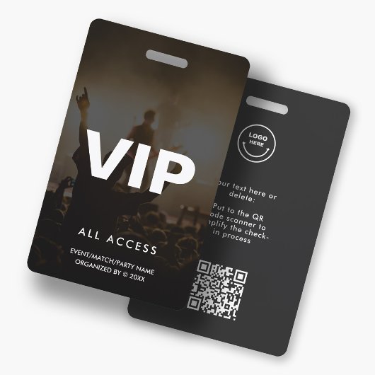 Modern VIP Al het concert van de Gebeurtenis van d Badge