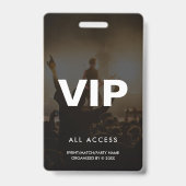 Modern VIP Al het concert van de Gebeurtenis van d Badge (Voorzijde)
