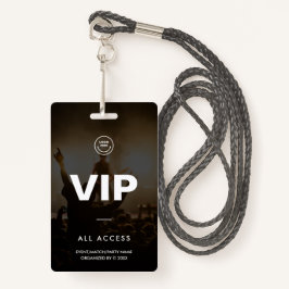 Modern VIP All Access Event Concert Match Party Badge