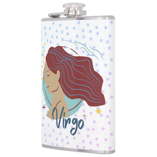 Modern Virgo Woman Zodiac Heupfles (Links)