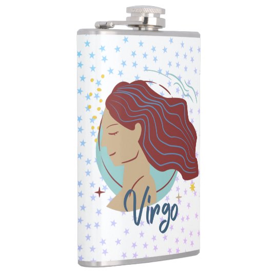 Modern Virgo Woman Zodiac Heupfles (Rechts)