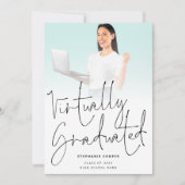 Modern virtueel gediplomeerd Photo 2022-Afstuderen Aankondiging (Voorkant)