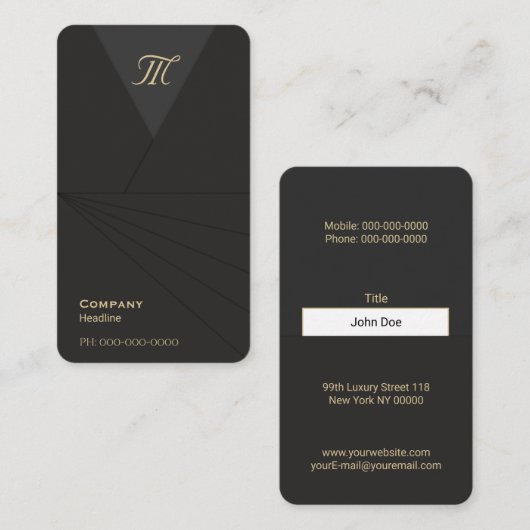 Modern Visitekaartje (Voorkant / Achterkant)