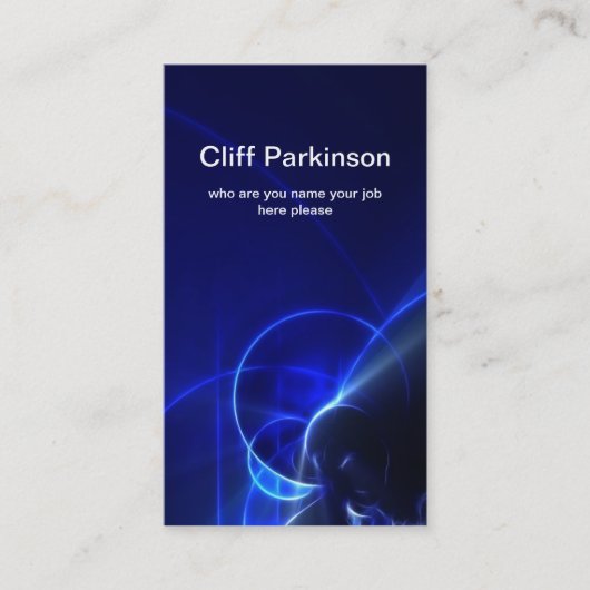 modern visitekaartje (Voorkant)