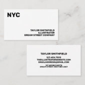 Modern Visitekaartje (Voorkant / Achterkant)