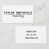 modern visitekaartje (Voorkant / Achterkant)