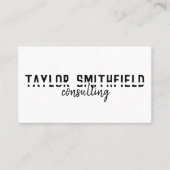 modern visitekaartje (Voorkant)