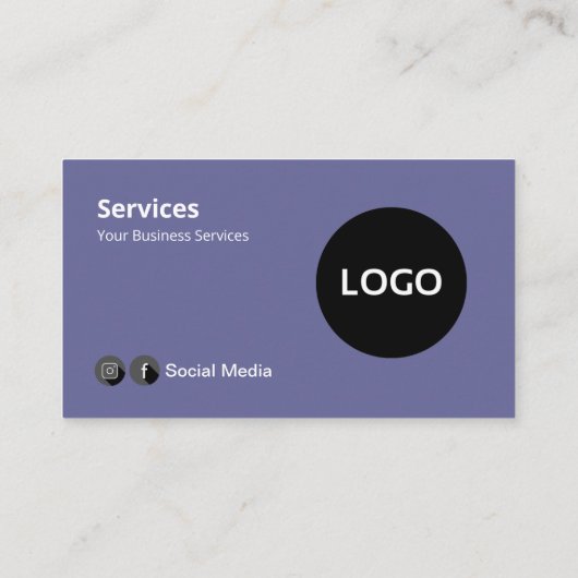 Modern Visitekaartje (Achterkant)