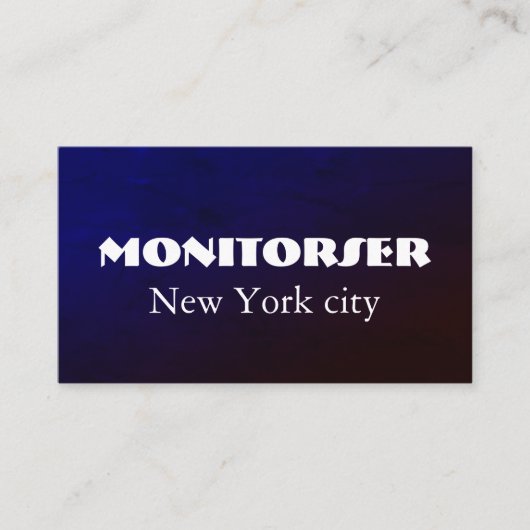 Modern  Visitekaartje (Voorkant)