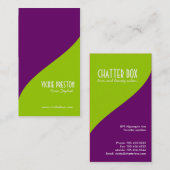 Modern Visitekaartje (Voorkant / Achterkant)