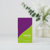 Modern Visitekaartje (Staand voorkant)