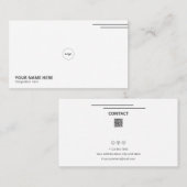 Modern Visitekaartje (Voorkant / Achterkant)