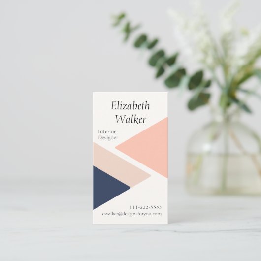 Modern Visitekaartje (Staand voorkant)