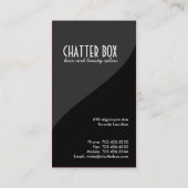 Modern Visitekaartje (Achterkant)