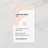 Modern Visitekaartje (Achterkant)