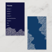 Modern Visitekaartje (Abstract voor en achter) (Voorkant / Achterkant)