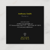 Modern Visitekaartje Elektrische Diensten (Achterkant)