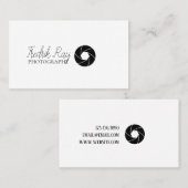 Modern Visitekaartje fotograaf (Voorkant / Achterkant)