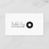 Modern Visitekaartje fotograaf (Voorkant)