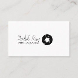 Modern Visitekaartje fotograaf