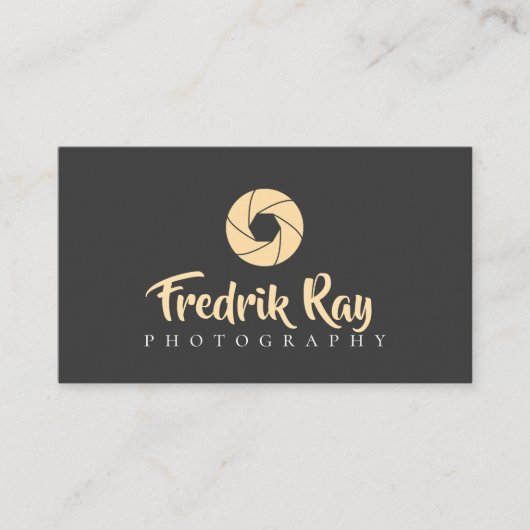 Modern Visitekaartje fotograaf (Voorkant)