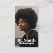 Modern Visitekaartje fotograaf (Voorkant)