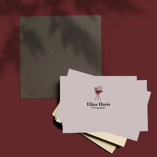 Modern Visitekaartje fotograaf