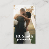 Modern Visitekaartje fotograaf (Voorkant)