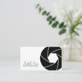 Modern Visitekaartje fotograaf (Staand voorkant)